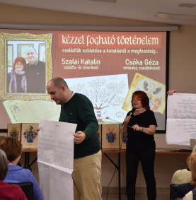 Kézzel fogható történelem. Családfák „születése” a kutatástól a megfestésig c. előadás