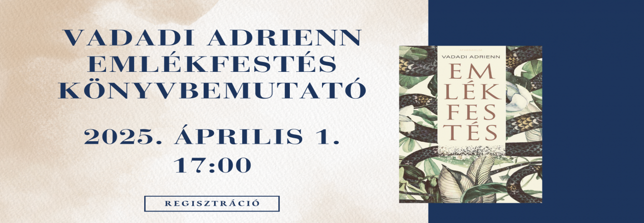 Vadadi Adrienn Emlékfestés könyvbemutató