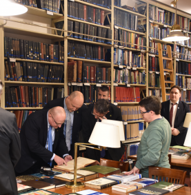 Gróf Tisza István Debreceni Egyetemért Alapítvány könyvtárlátogatása