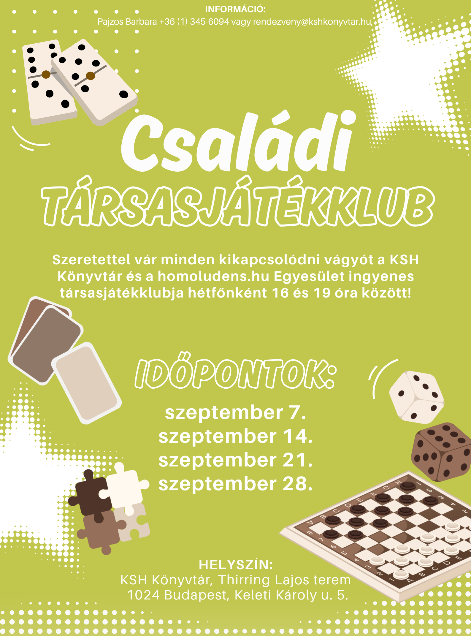 Családi társasjátékklub